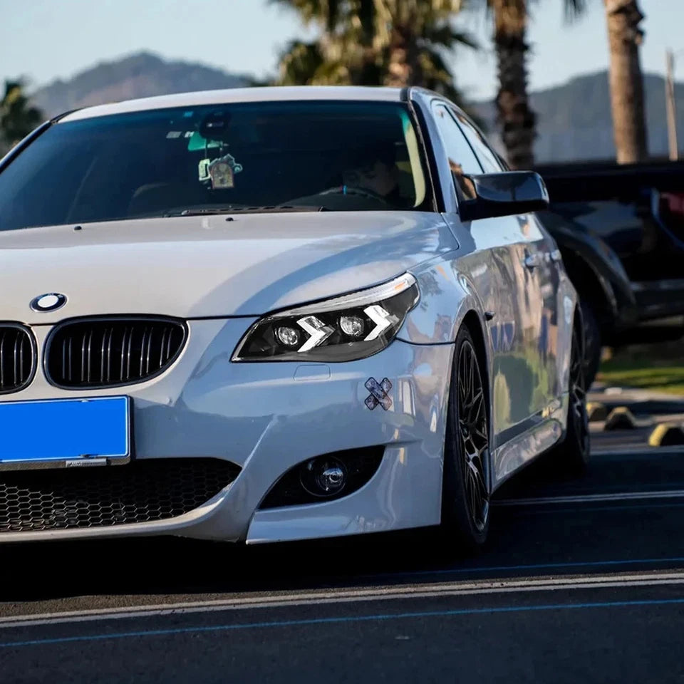 NTXGlow LED Headlights (2005-2010 BMW 5-Series E60, 525i, 530i, 540i)