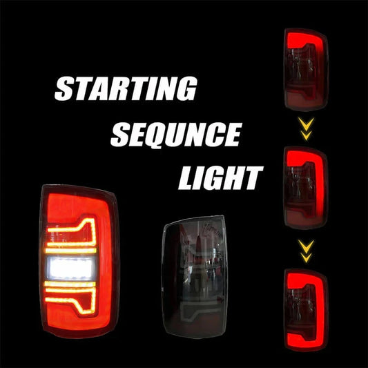 NTXGlow Smoked LED Tail Lights (2007-2008 Dodge Ram 1500, 2500, 3500)