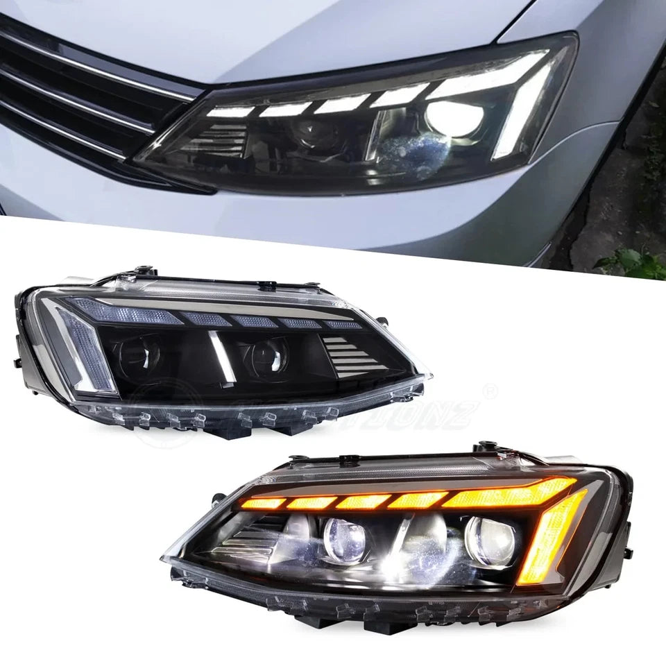 NTXGlow Start-up Animation LED Headlights (2012-18 Volkswagen Jetta MK6)