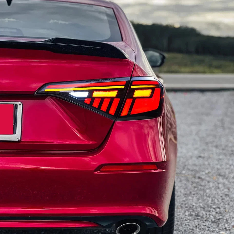 NTXGlow Smoked White LED Tail Lights (2022-2025 Honda Civic 11th Gen)