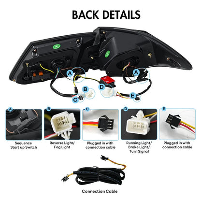 NTXGlow LED Tail Lights (2007-2012 Lexus ES350, ES330)