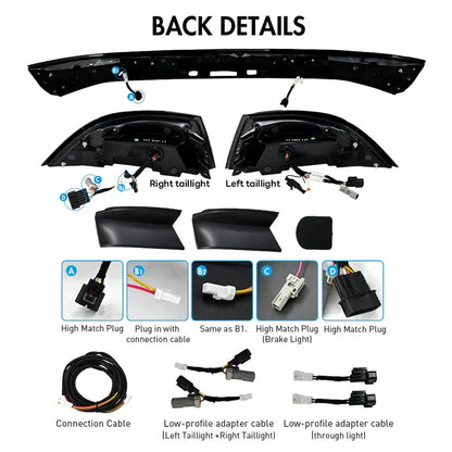 NTXGlow Smoked White LED Tail Lights with Trunk Lamp (2023-2025 Honda Accord)