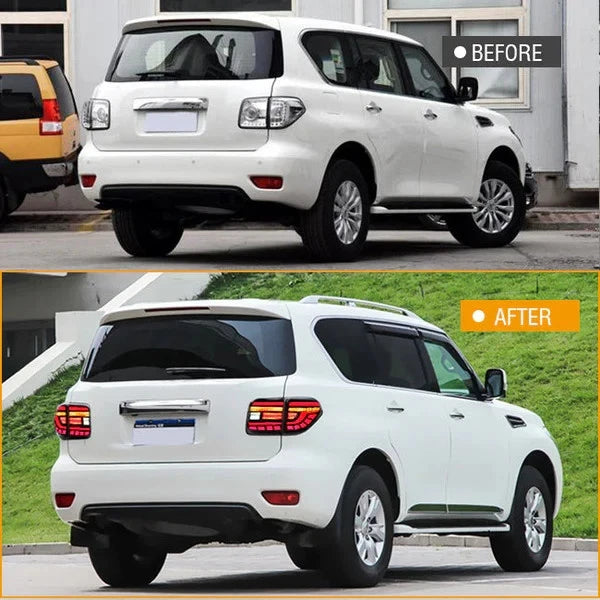 NTXGlow Start-Up Animation Smoked LED Tail Lights (2017-2020 Nissan Patrol Y62)