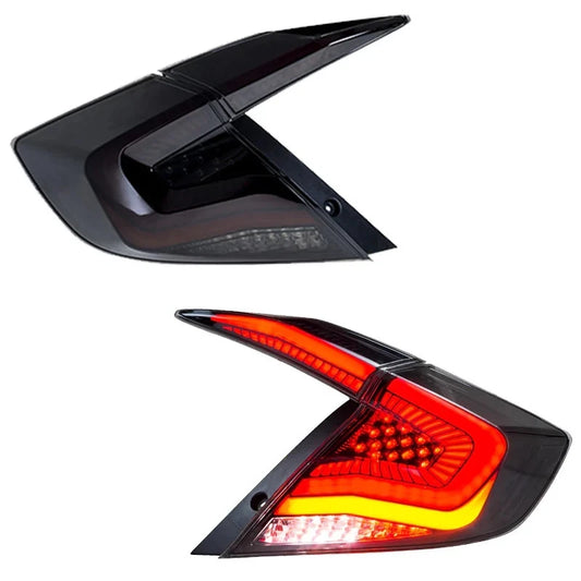 NTXGlow Smoked Red LED Tail Lights (2016-2021 Honda Civic 10th)