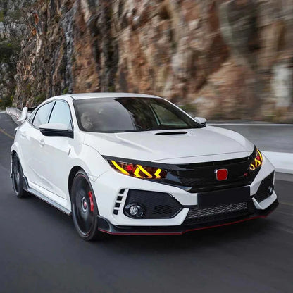 NTXGlow Demon Eye LED Headlights (2016-2021 Honda Civic 10th Gen)