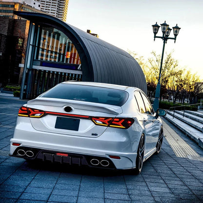 NTXGlow Smoke White Tail Lights & Trunk Set (2018-2024 Toyota Camry)