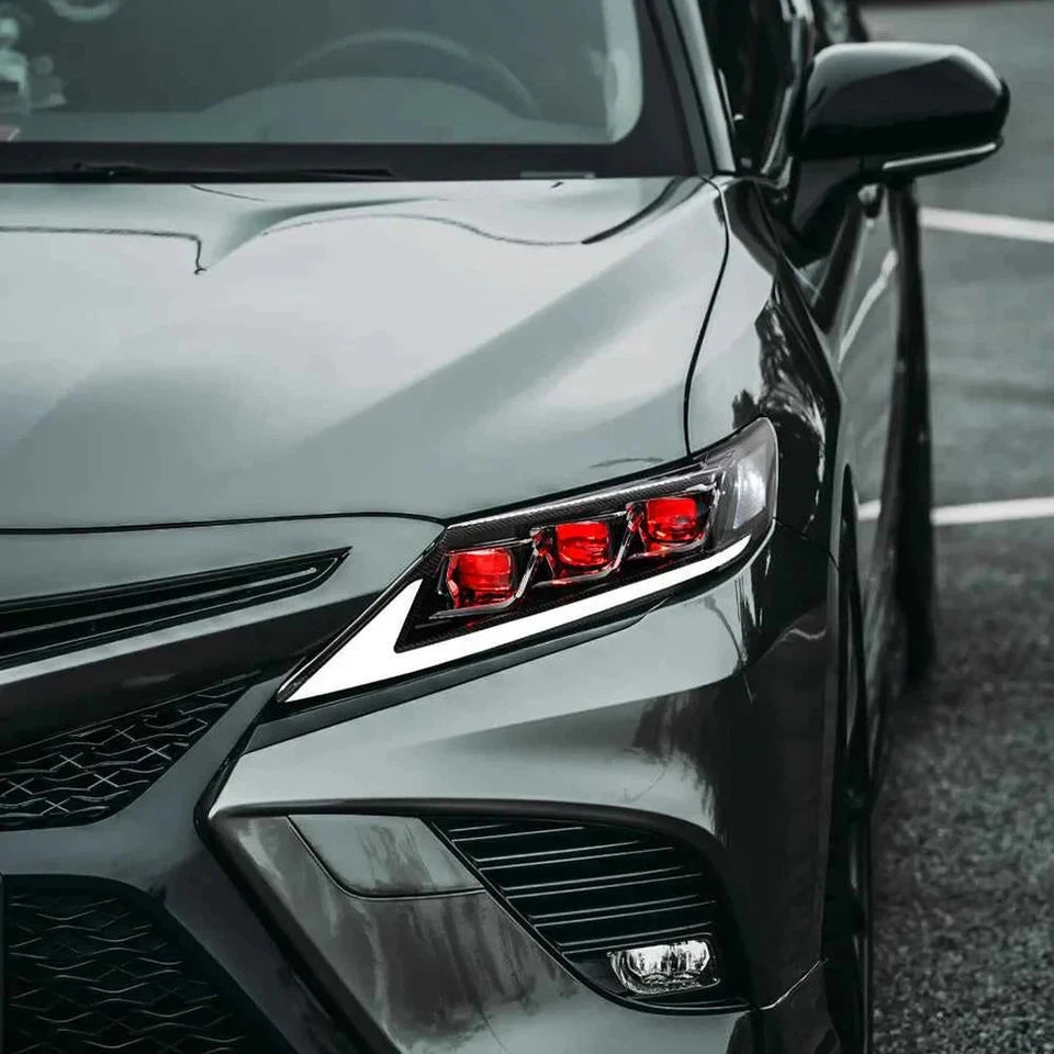 NTXGlow Carbon Fiber LED Headlights (2018-2024 Toyota Camry 8th Gen)