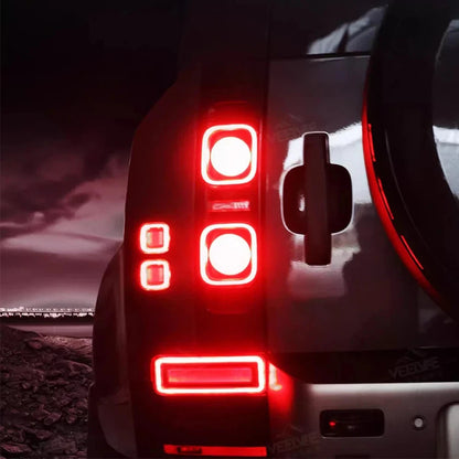 NTXGlow Red LED Bumper Brake Tail Lights (2020-2025 Land Rover Defender)