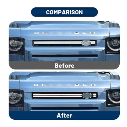 NTXGlow Front Grille Trim LED DRL Strip Light White (2020-25 Land Rover Defender 90 110)