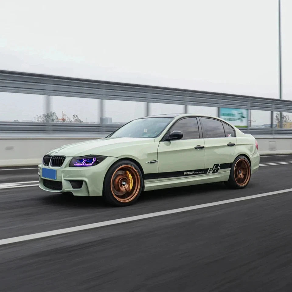 NTXGlow RGB Halogen Headlights (2009-12 BMW 3-Series E90 E91 320i 323i 325 330 335)