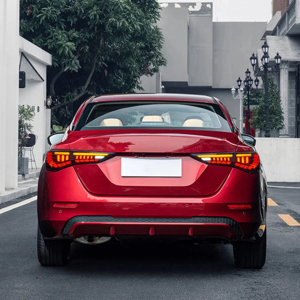NTXGlow Red LED Tail Lights (2019-2021 Nissan Sylphy Sentra Pulsar)
