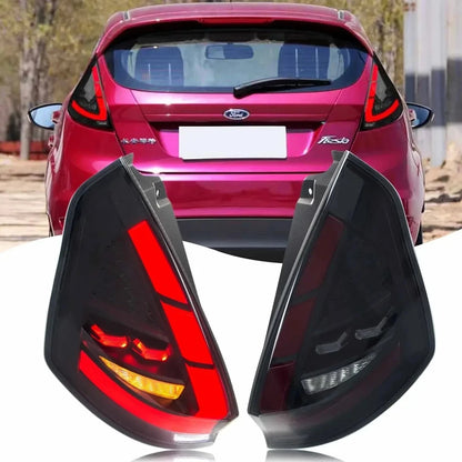 NTXGlow Red LED Tail Lights (2008-2019 Ford Fiesta Hatchback SE & ST)