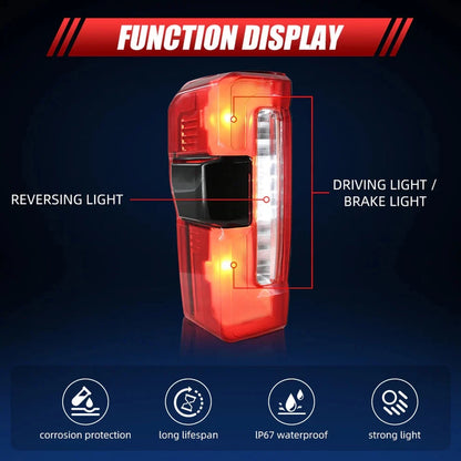 NTXGlow Left Side Tail Light (2023-2025 Ford F-250, F-350 Super Duty)