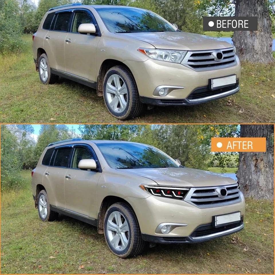 NTXGlow Demon Eyes LED Headlights (2012-2014 Toyota Highlander)