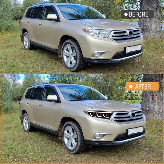 NTXGlow Demon Eyes LED Headlights (2012-2014 Toyota Highlander)