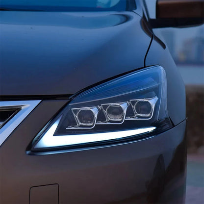 NTXGlow LED Headlights 2012-2015 Nissan Sylphy (A Touch of Blue)