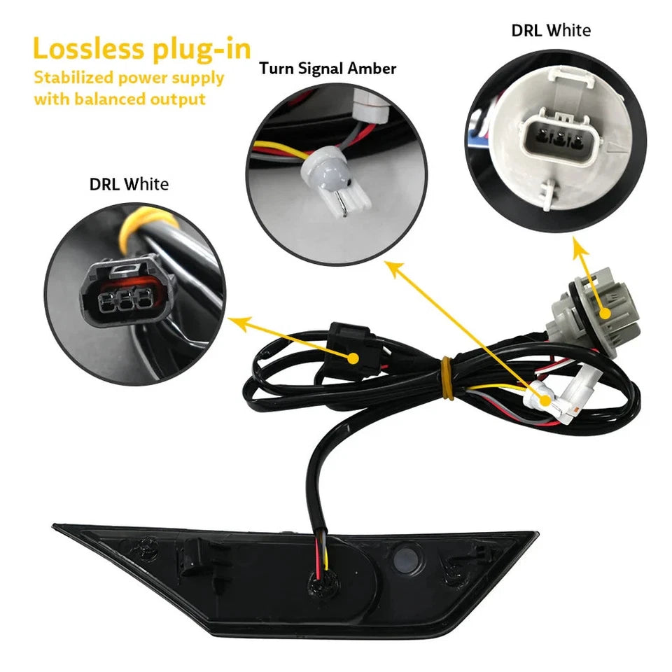 NTXGlow Smoked LED Side Marker Lights (2016-2021 Honda Civic)