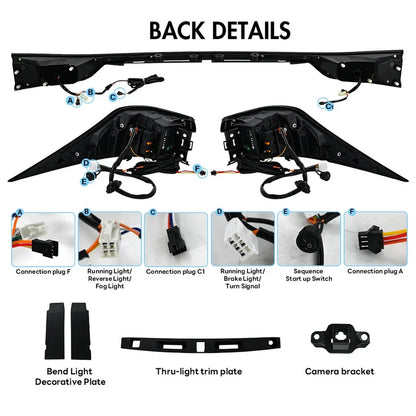 NTXGlow RGB Tail Lights (2014-21 Lexus IS250 IS300 IS350 IS500 IS200t)