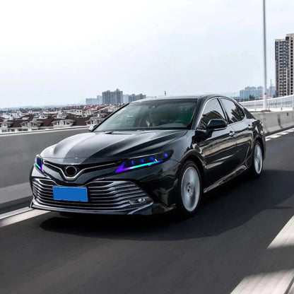 NTXGlow RGB Headlights (2018-2024 Toyota Camry LE, SE, XLE, XSE, TRD)