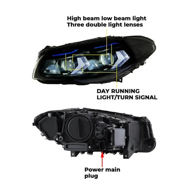NTXGlow LED Headlights (2010-2019 BMW 5-Series F10)