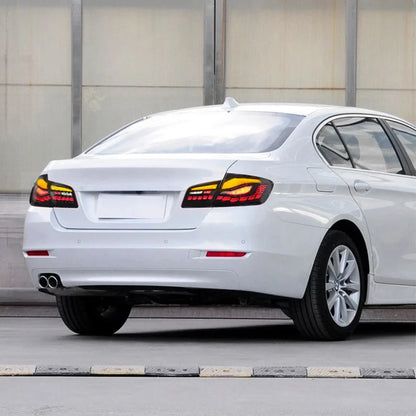 NTXGlow Red LED GTS Tail Lights (2011-2017 BMW 5-Series F10 F18 M5)