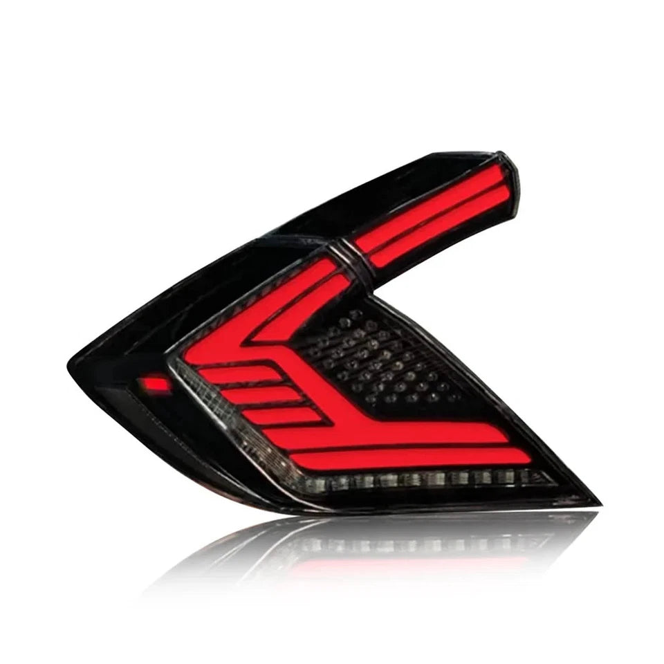 NTXGlow LED Tail Lights 2016-2021 Honda Civic Hatchback (Two Compartments)
