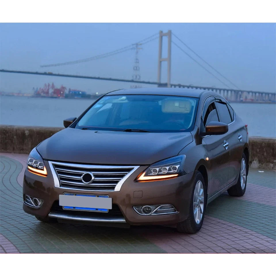 NTXGlow LED Headlights 2012-2015 Nissan Sylphy (A Touch of Blue)