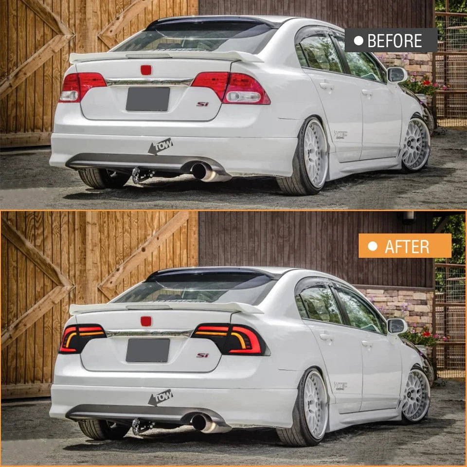 NTXGlow LED Tail Lights (2006-2011 Honda Civic Sedan 4-Door)