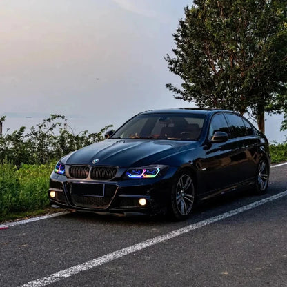 NTXGlow RGB Halogen Headlights (2009-12 BMW 3-Series E90 E91 320i 323i 325 330 335)