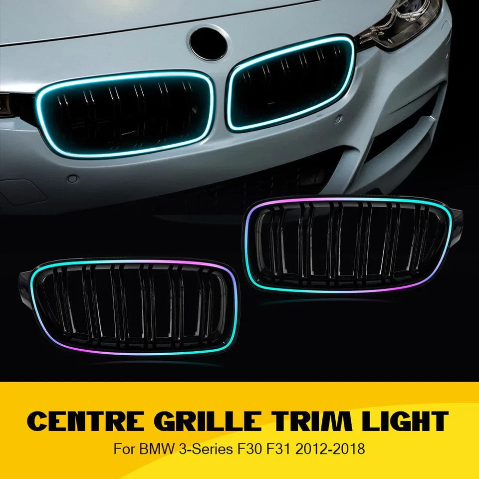 NTXGlow Modified RGB Grille Lights (2013-2018 BMW 3-Series F30, F35)