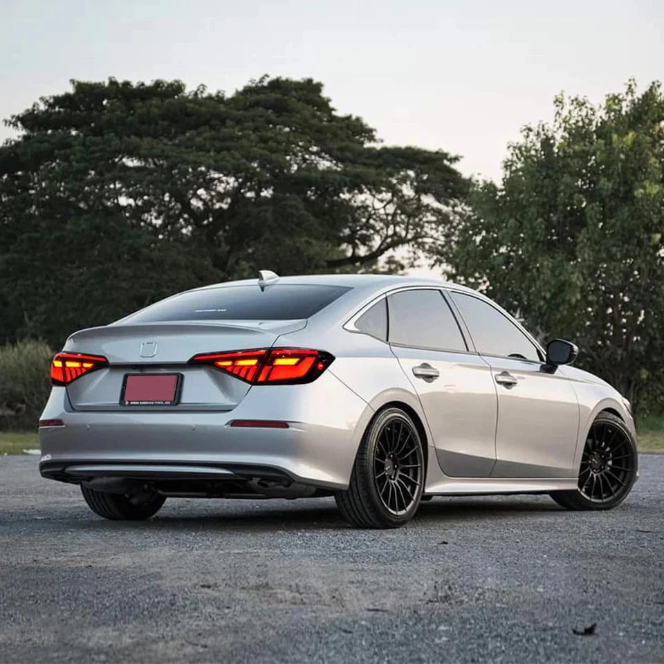 NTXGlow Smoked White LED Tail Lights (2022-2025 Honda Civic 11th Gen)