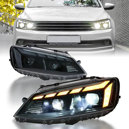 NTXGlow Start-up Animation LED Headlights (2012-18 Volkswagen Jetta MK6)