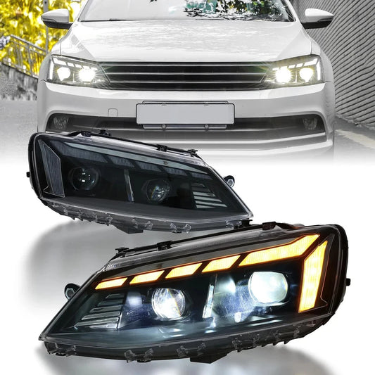 NTXGlow Start-up Animation LED Headlights (2012-18 Volkswagen Jetta MK6)