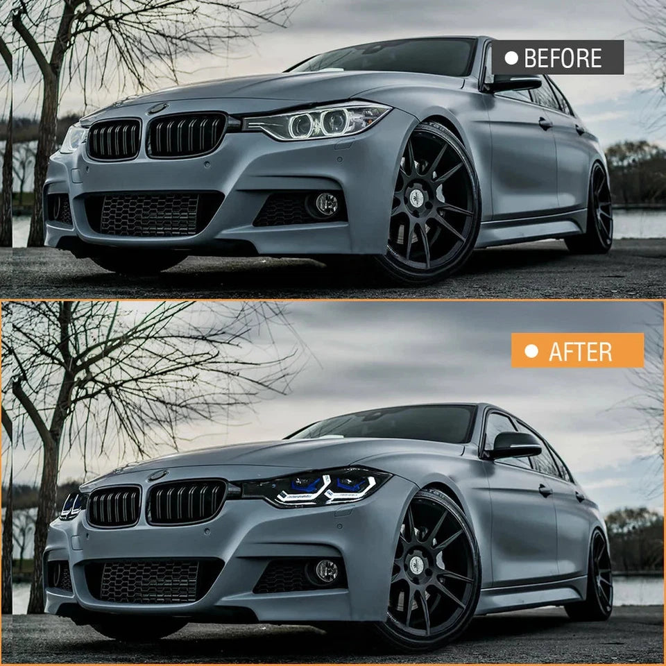 NTXGlow Xenon Projector Headlights (2013-2018 BMW 3-Series F30 F31 328i 335i)