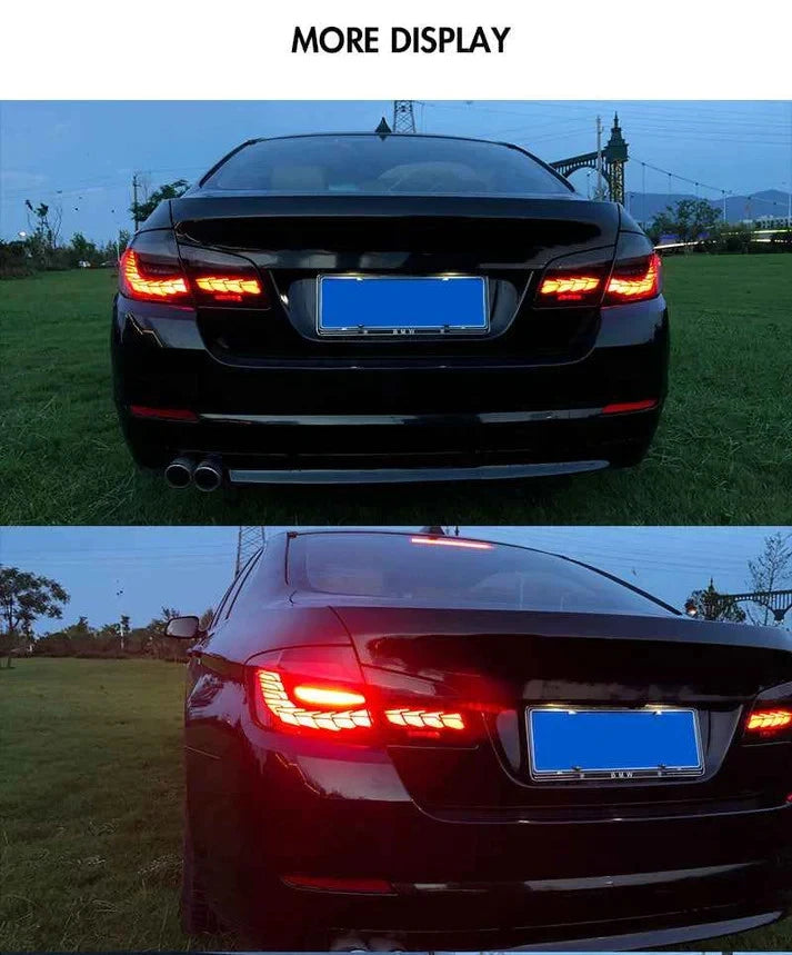 NTXGlow Smoked LED Tail Lights (2011-17 BMW 5-Series F10, F18)