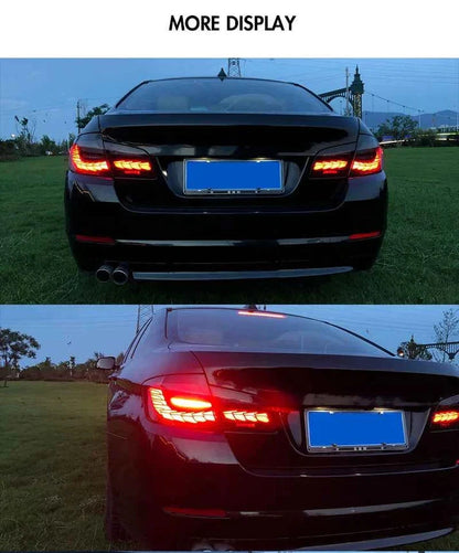 NTXGlow Smoked LED Tail Lights (2011-17 BMW 5-Series F10, F18)