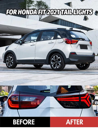 NTXGlow Smoked LED Tail Lights (2020-2021 Honda Fit & Jazz)