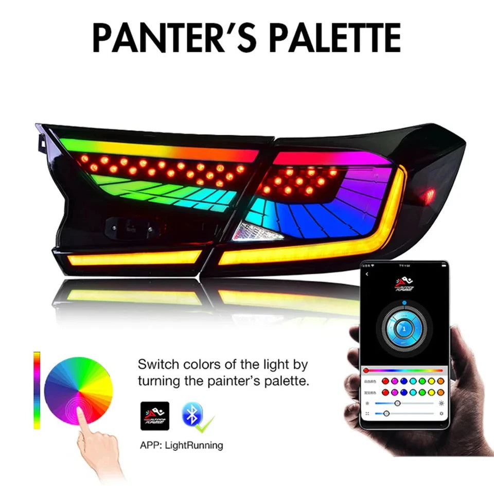 NTXGlow Customizable RGB Tail Lights (2018-2022 Honda Accord 10th Gen)