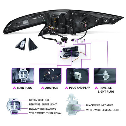 NTXGlow LED Tail Lights & Middle Lamp (2020-2023 Toyota Sienna)
