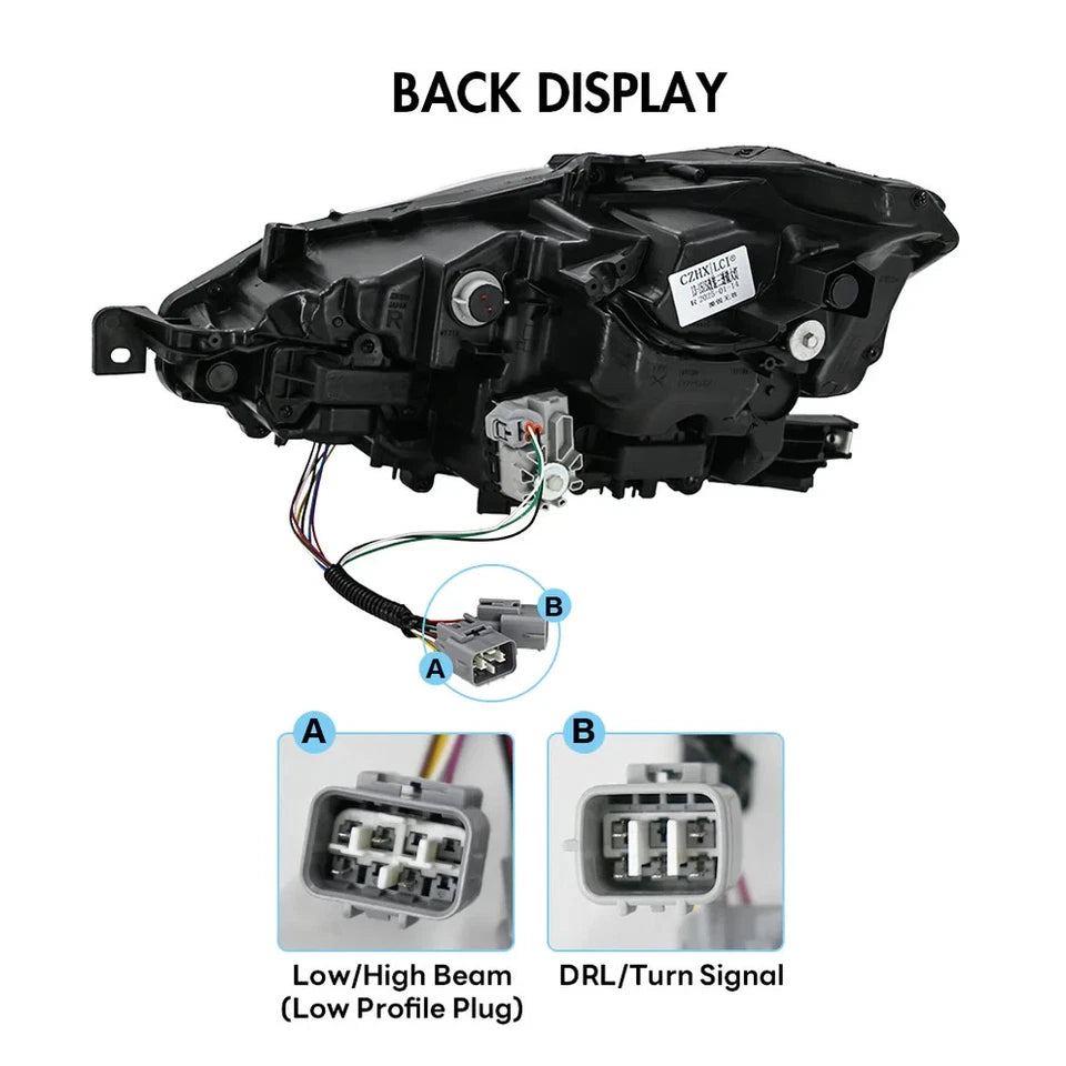 NTXGlow LED Headlights (2013-2016 Lexus IS250, IS350 F IS300, IS300t)