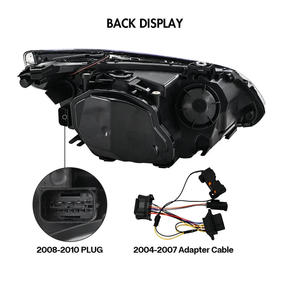 NTXGlow LED Headlights (2005-2010 BMW 5-Series E60, 525i, 530i, 540i)