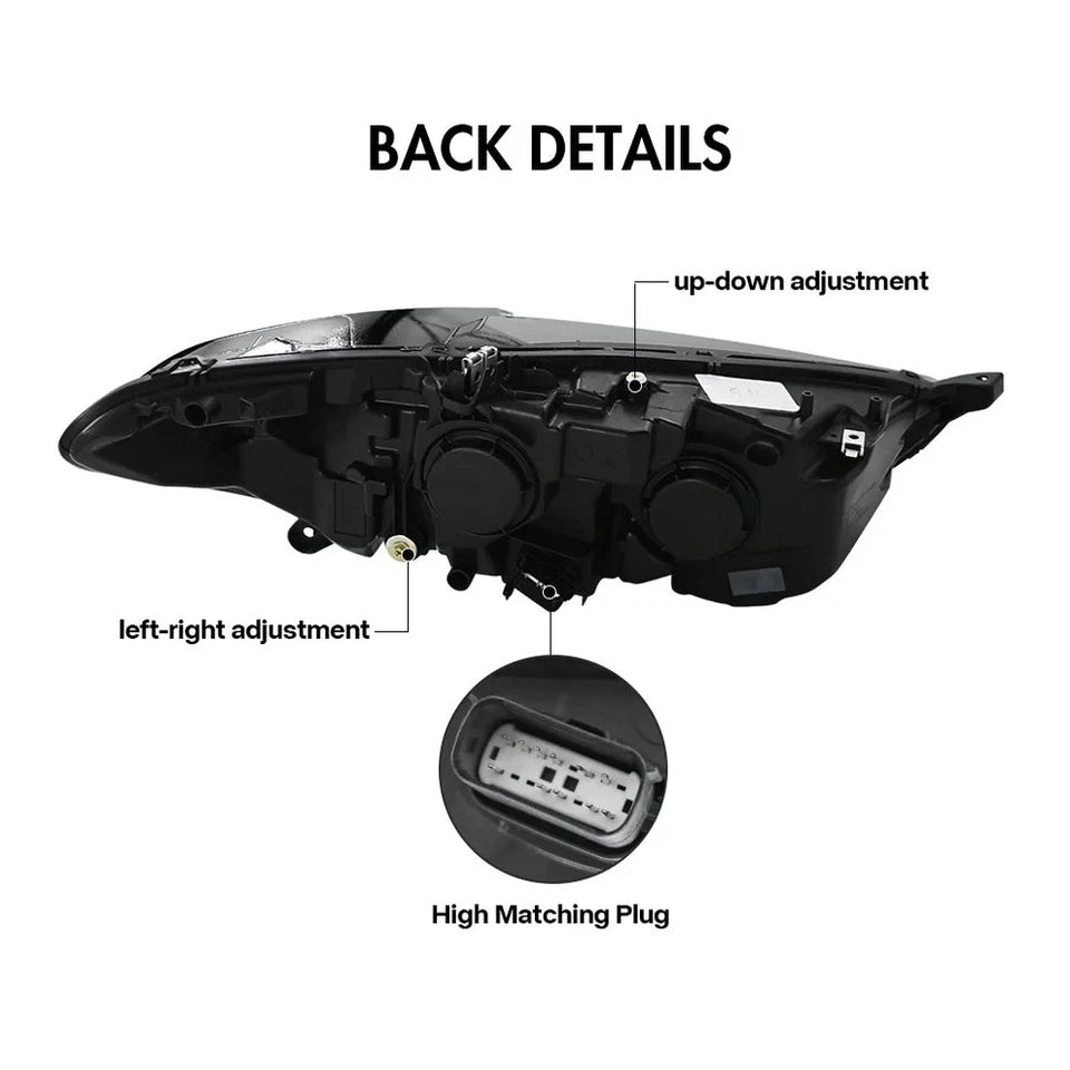 NTXGlow Demon Eye Halogen Headlights (2013-2016 Ford Fusion & Mondeo)