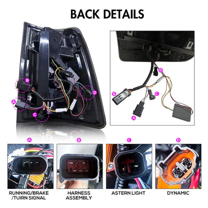 NTXGlow Smoked LED Tail Lights (2009-18 Dodge RAM 1500 & 2013-18 RAM 2500)