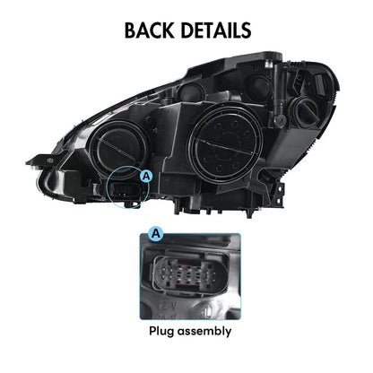 NTXGlow LED Headlights 2008-2011 Mercedes-Benz C-Class W204 (Xenon Version)