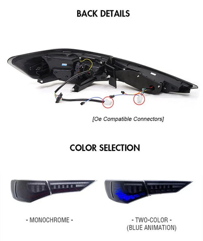 NTXGlow Red LED Tail Lights (2019-2021 Nissan Sylphy Sentra Pulsar)