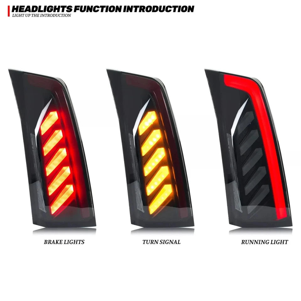 NTXGlow Start-up Animation LED Tail Lights (2013-19 Cadillac ATS ATS-L Sedan 1st Gen)