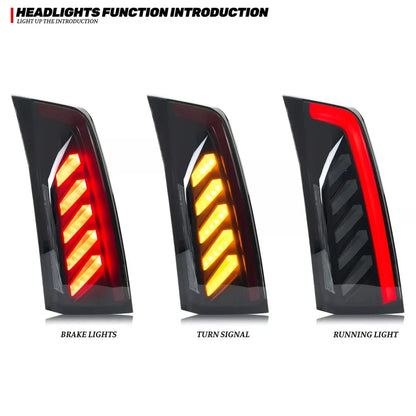 NTXGlow Start-up Animation LED Tail Lights (2013-19 Cadillac ATS ATS-L Sedan 1st Gen)