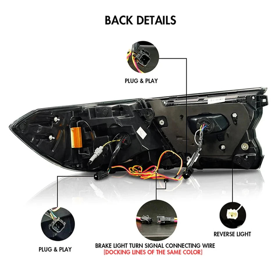 NTXGlow Smoked LED Tail Lights (2018-2021 Honda Accord)