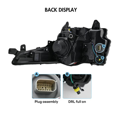 NTXGlow LED Headlights (2013-2019 Cadillac ATS, ATS-L)