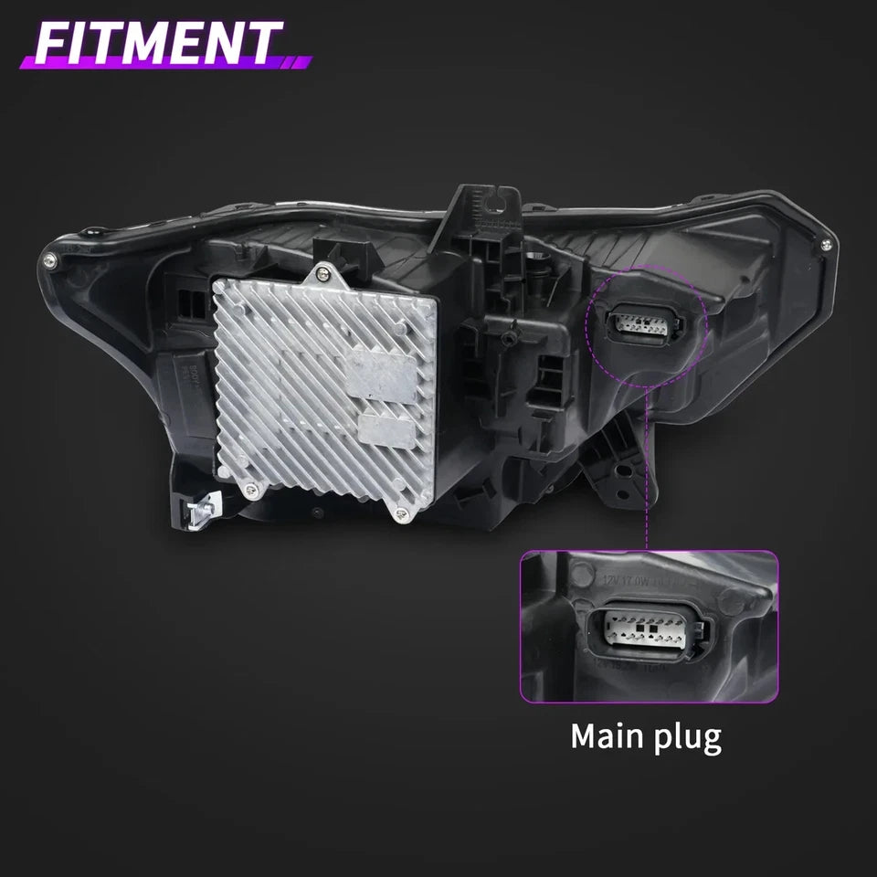 NTXGlow Chrome LED Headlights (2024-2025 Ford Mustang Ecoboost, GT)